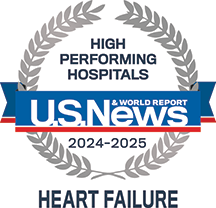 US News High Performing Hospitals 2024-2025 Heart Failure