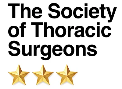 Three Stars from Society of Thoracic Surgeons